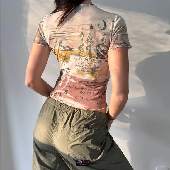 Cop Copine Graphic Mesh Tee - Picture 3 of 8